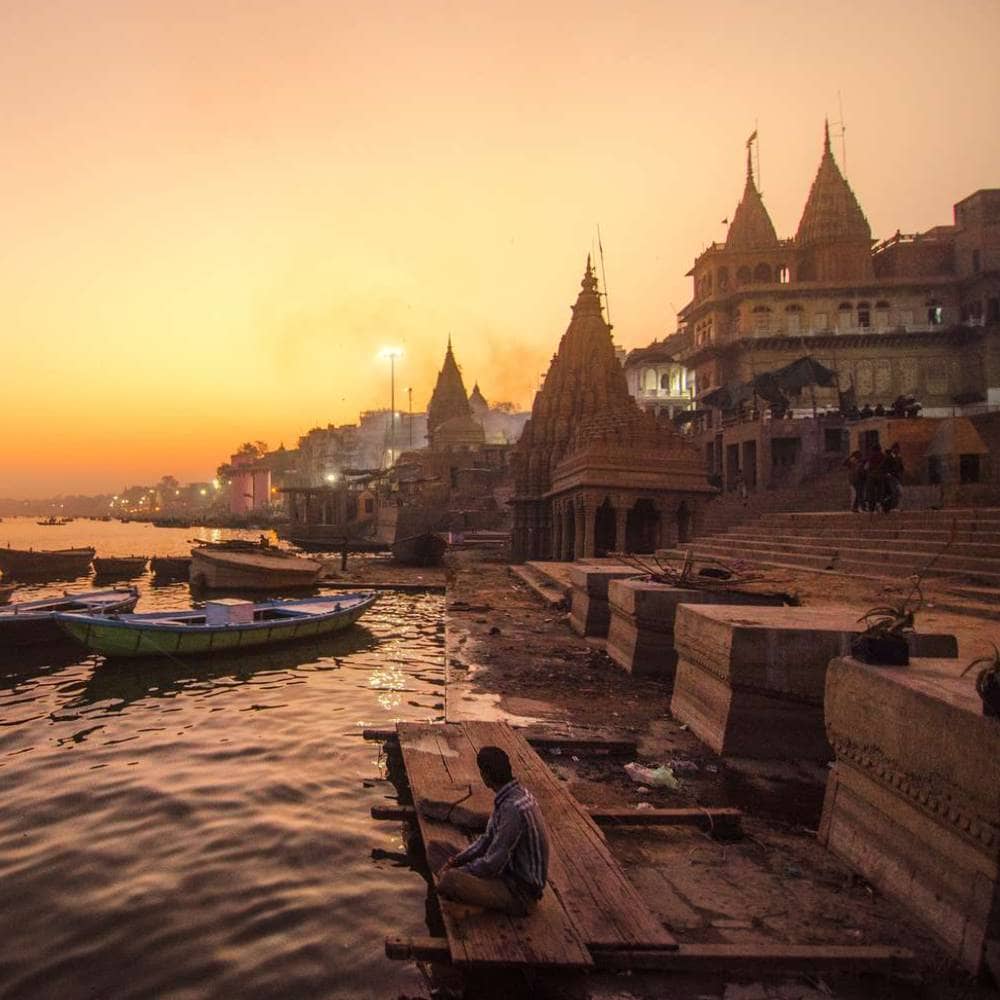 The Ganga Threshold — Varanasi (+ Sarnath) · Stay spiritual journey in India